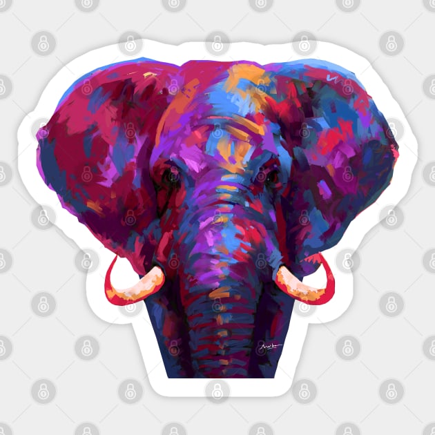 Elephant Sticker by mailsoncello